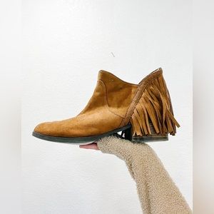 Faded Glory Brown Suede Boots Size 10
